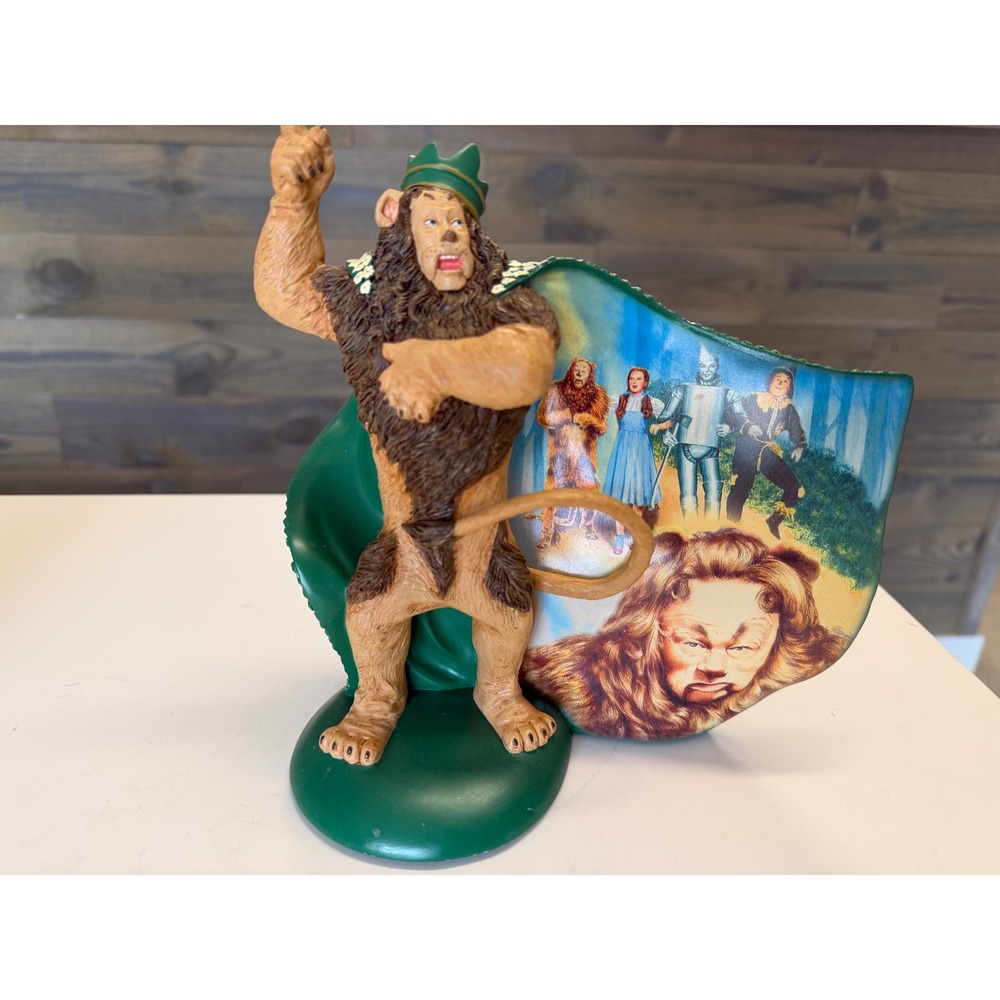 Bradford Exchange Wizard of Oz Cowardly Lion King of the Forest Figurine A0705